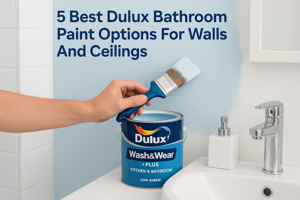 5 Best Dulux Bathroom Paint Options For Walls And Ceilings