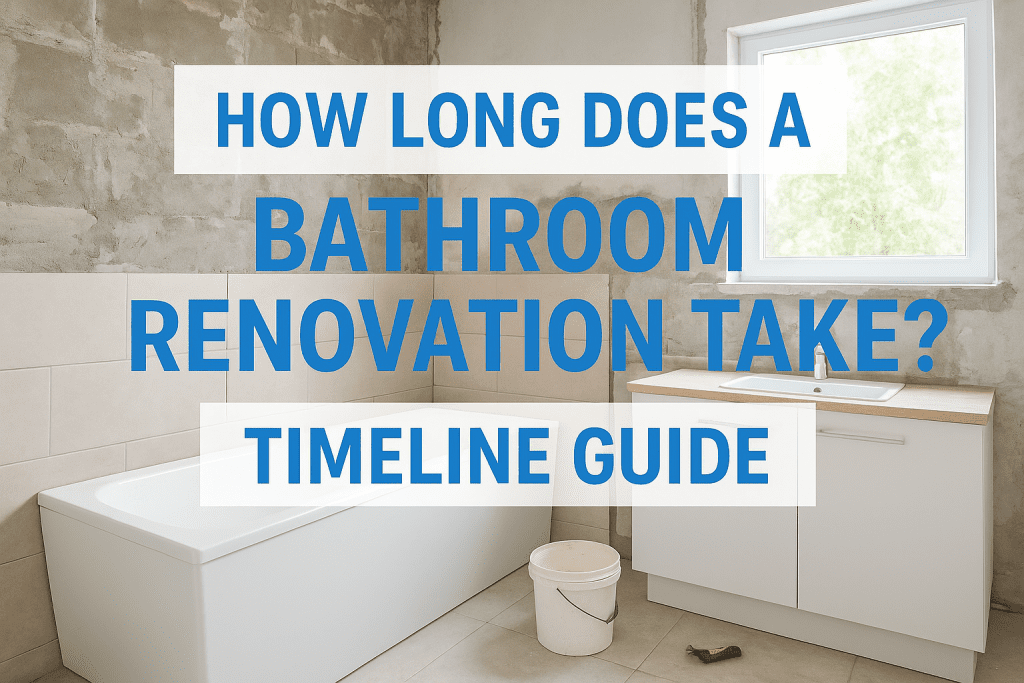 How Long Does a Bathroom Renovation Take? Timeline Guide
