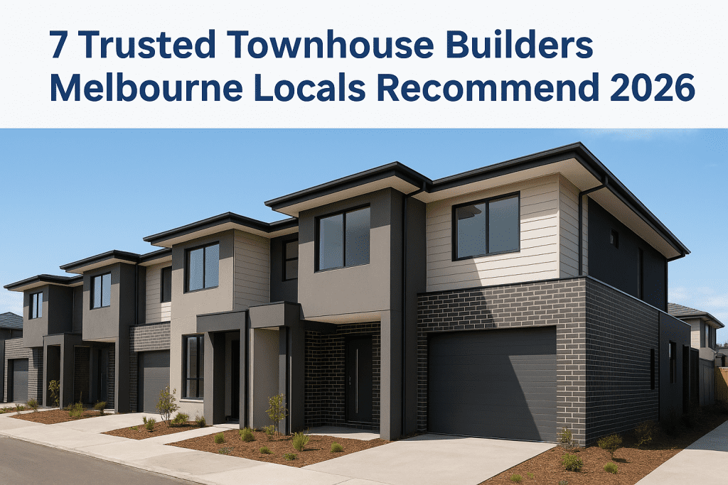 7 Trusted Townhouse Builders Melbourne Locals Recommend 2026