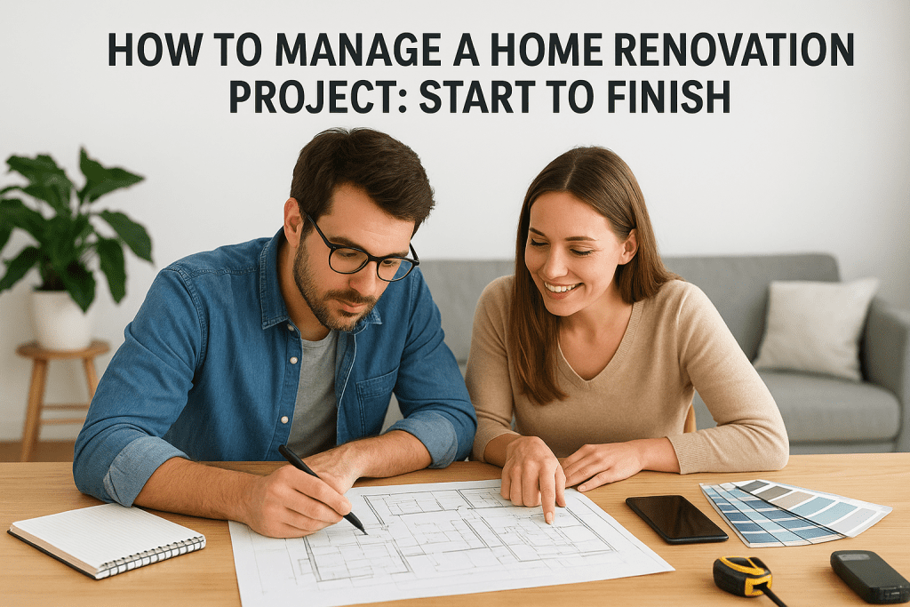 How To Manage A Home Renovation Project: Start To Finish
