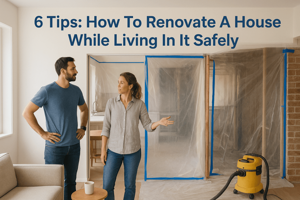 6 Tips: How To Renovate A House While Living In It Safely