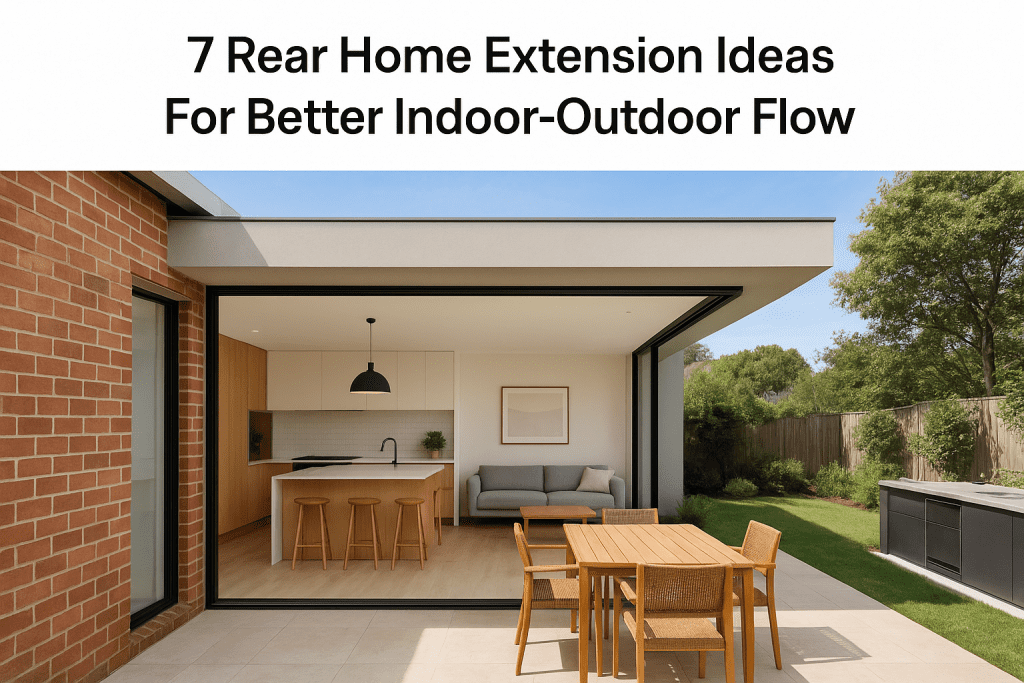7 Rear Home Extension Ideas For Better Indoor-Outdoor Flow