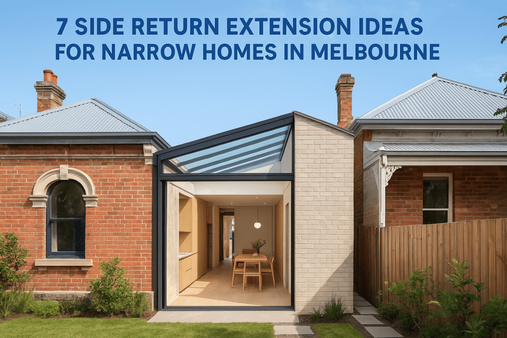 7 Side Return Extension Ideas For Narrow Homes In Melbourne